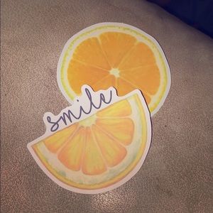 Orange Stickers